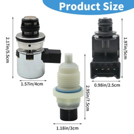 Hoypeyfiy Transmission Pressure Sensor Output Speed Sensor Governor Pressure EPC Solenoid Kit Replacement for Dodge Dakota Durango Dodge Ram 1500 2500 3500