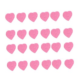 Beavorty 32pcs Heart-shape Makeup Wipes for Face Simple and Soft Face Wash Reusable Cleansing Tool for Women