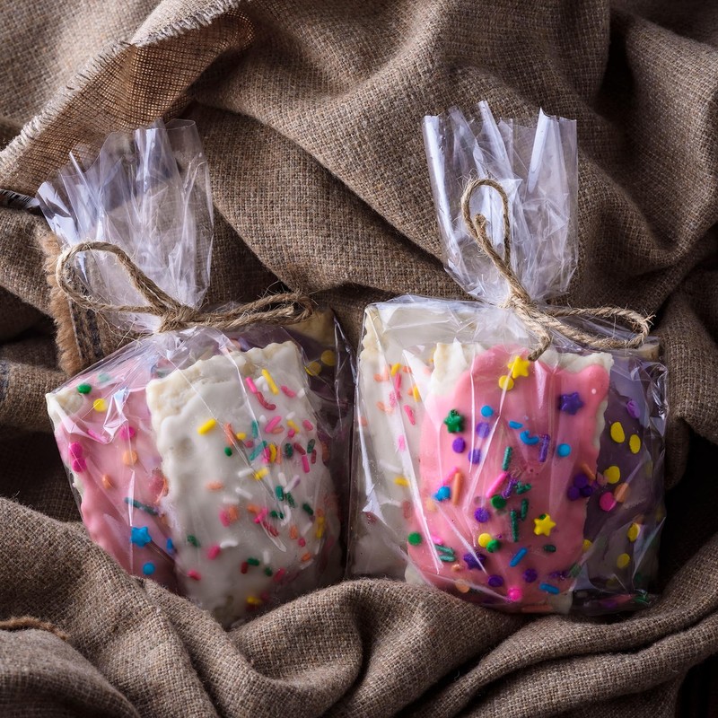 Morepack Morepack Cello Cellophane Treat Bags,200 PCS Clear Pastic Gift