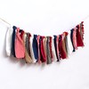 Upfirst 4th of July Patriotic Fabric Garland Banner