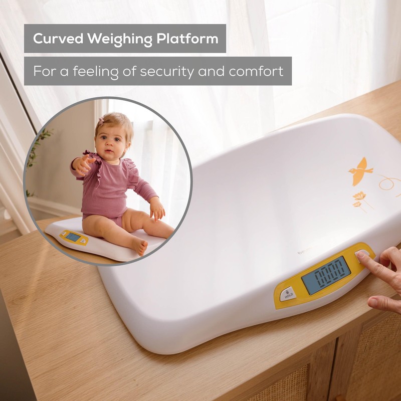 Beurer BY80 Digital Baby Scale, Infant Scale for Weighing in