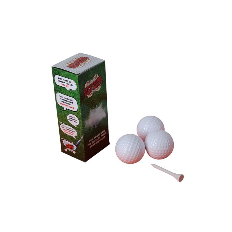 Diabolical DP1346 Exploding Golf Balls - Funny Golf Gifts for