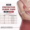TUOY Compression Elbow Pads Padded Elbow Arm Protection - Youth