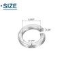 sourcing map 1/2" Split Lock Washer, 50Pcs Carbon Steel Spring