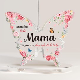 SECOGM Gifts for Mum, Birthday Gift for Mum, Mother's Day Gift, Gifts for Mother for Birthday, Christmas, Valentine's Day, Best Mum Gift from Daughter Son, Crystal Suncatcher