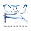OLOMEE Large Reading Glasses Men +0.75 Oversized Square Wide Sunglasses
