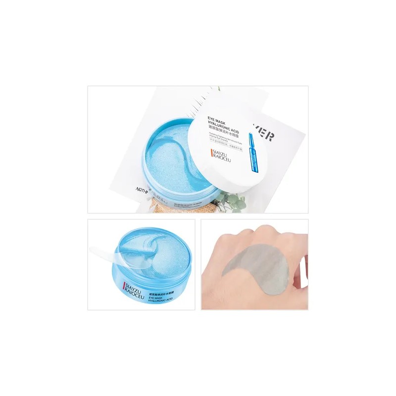 Frasco De Parches Mascarilla Ojos Antiedad Ácido Hialurónico