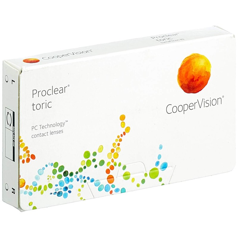 Proclear Toric, torische Monatslinsen weich, 6 Stück / BC 8.8