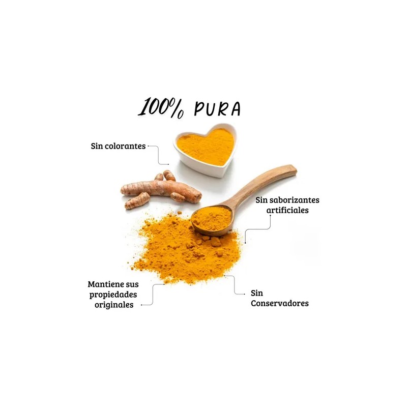 Curcuma Pura Polvo/molida 1 Kg