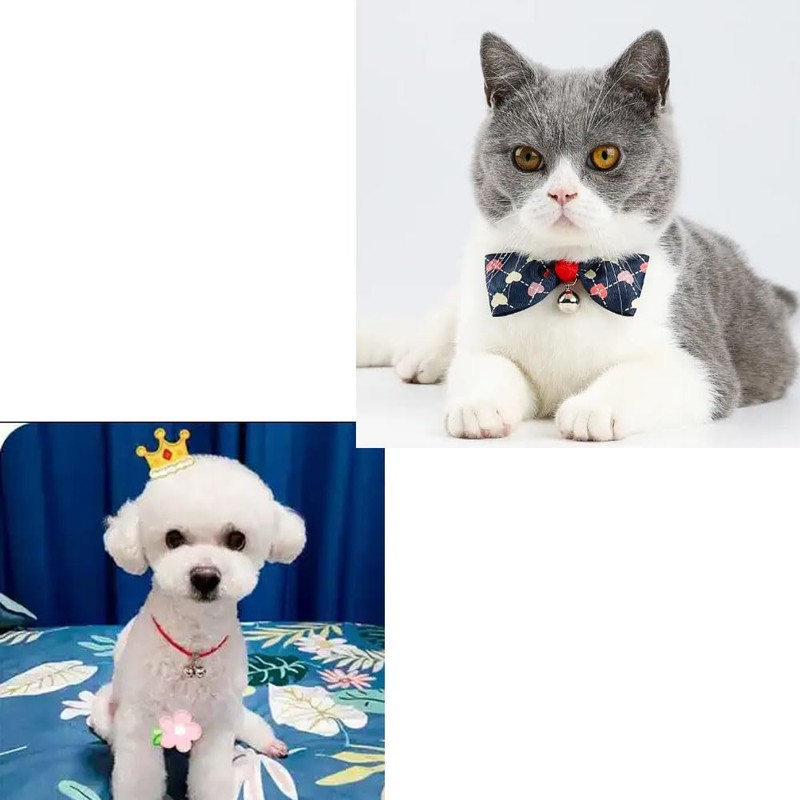 GCA Pet Dogs and Cats Collar Bells,Pet Collar Accessories,1/2-Inch, Silver（3