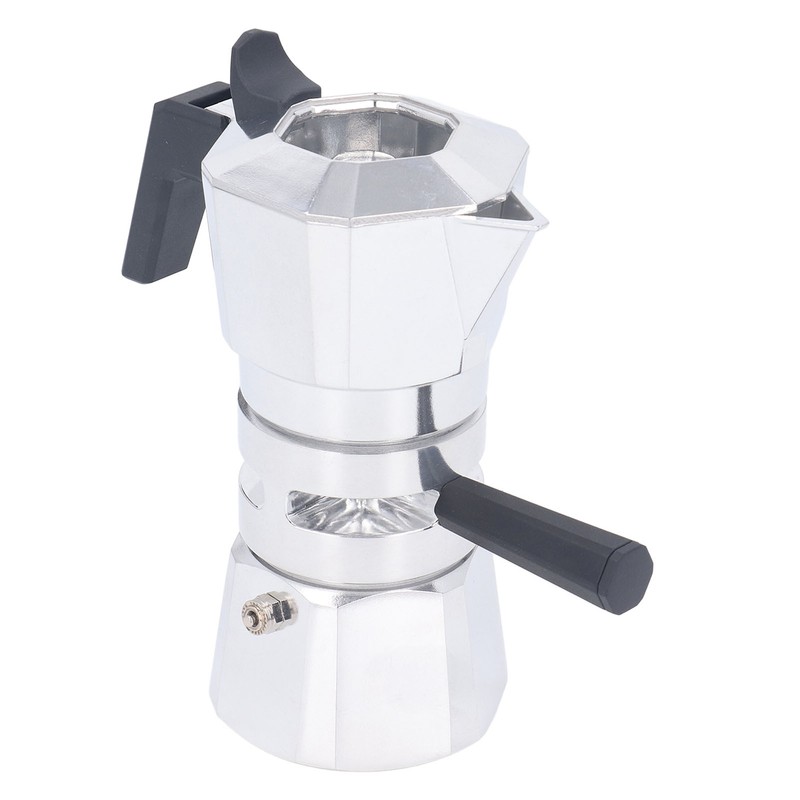 120ml 2 Cups Double Valve Moka Pot Aluminum Alloy Moka
