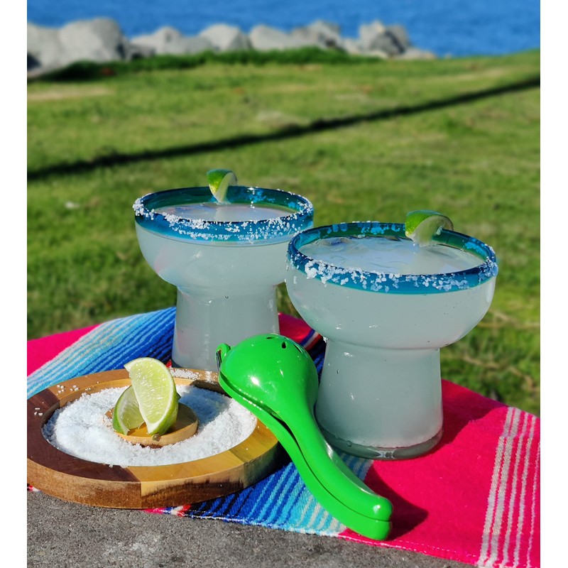 Dos Sueños Mexican Hand Blown Glass – Set of 4
