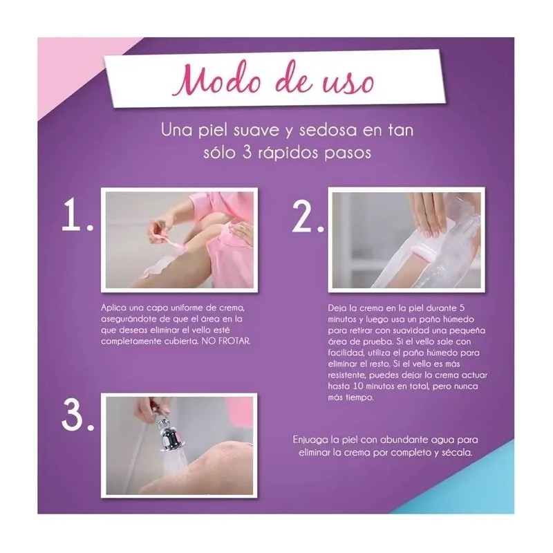 Veet pure & fresh crema depilatoria piel sensible 200ml con