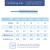 wellsamed Dual Interdental Brush Holder with Angled Head Silver for