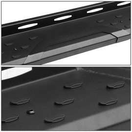 DNA MOTORING STEPB-NBK33-002 Side Step Nerf Bar Running Board, 1 Pack,Black