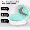 2PCS Retainer Case with Mirror and Adjustable Vent Holes, Compatible