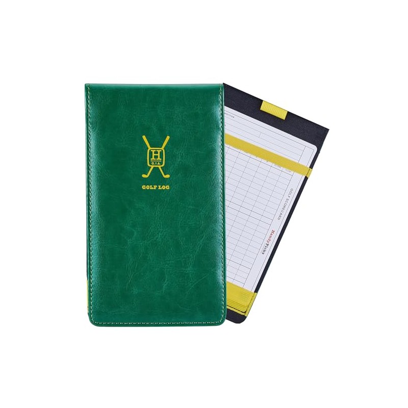 Handy Picks Leather Golf Scorecard Holder | Yardage Book Cover