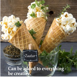 The Spice Way - Traditional Lebanese Zaatar with Hyssop | 6 oz | (No Thyme that is used as an hyssop substitute) Freshly Grown Seasoning. No Additives, No Perservatives (Za'atar/zatar/zahtar/zahatar)