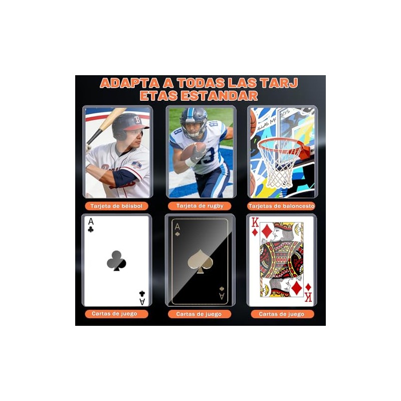 Toploaders Regulares Transparentes de 3 X 4 Pulgadas, Protectores de