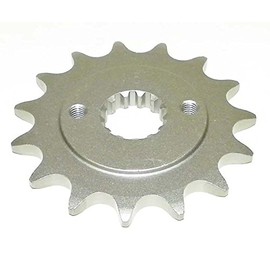 Compatible with Suzuki Steel Front Sprocket 400 DVX 2004-2008/400 KFX 2003-2006/400 LT-Z 2003-2009, 2012-2013/450 LT-R 2006-2009 15 Teeth ATV/Motorcycle WSM FSS-009-15