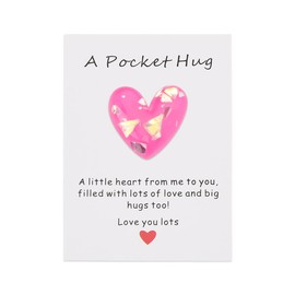 I Love You Gifts for Him Her Pocket Hug Token for My Brother Sister for Granddaughter Grandson Birthday Gifts for Dad Mom Long Distance Relationship Gifts for Girlfriend Boyfriend