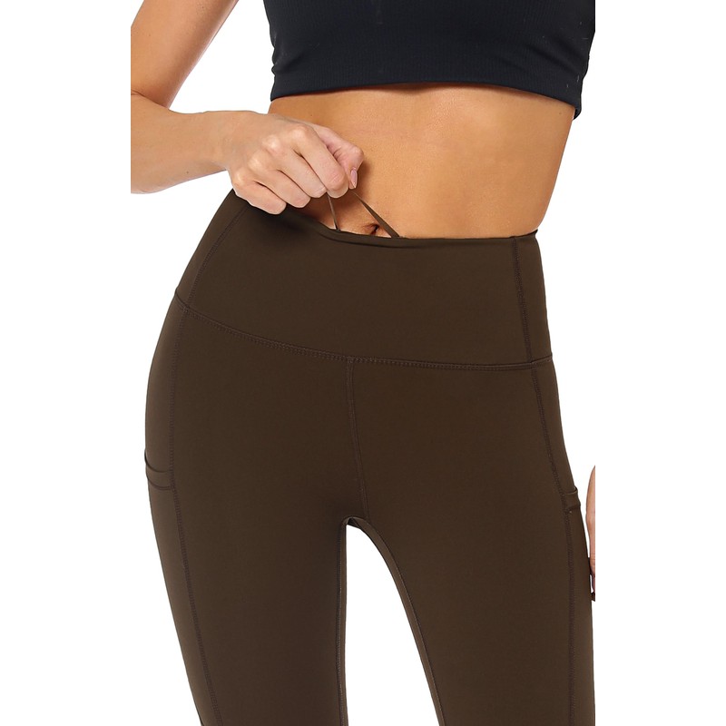Cathie Moochie Buttery Soft Tummy Control Workout Leggings with Pockets