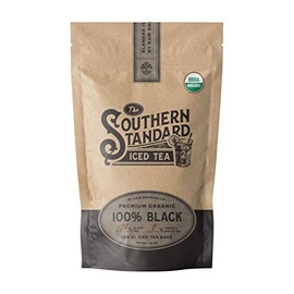The Southern Standard | Organic Iced Tea Bags – 100% Black Tea Blend | No Microplastics | 50 XL Bags (½ lb, Makes 25 Gallons)