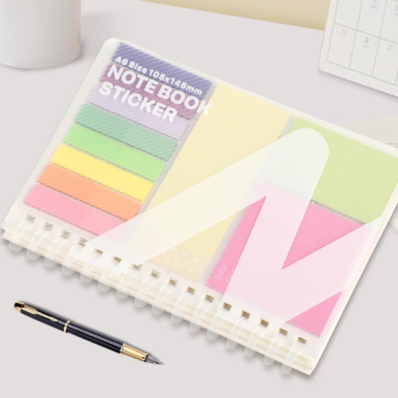 Multifunctional Combination Sticky Notes for Students - Organised Index Stickers,
