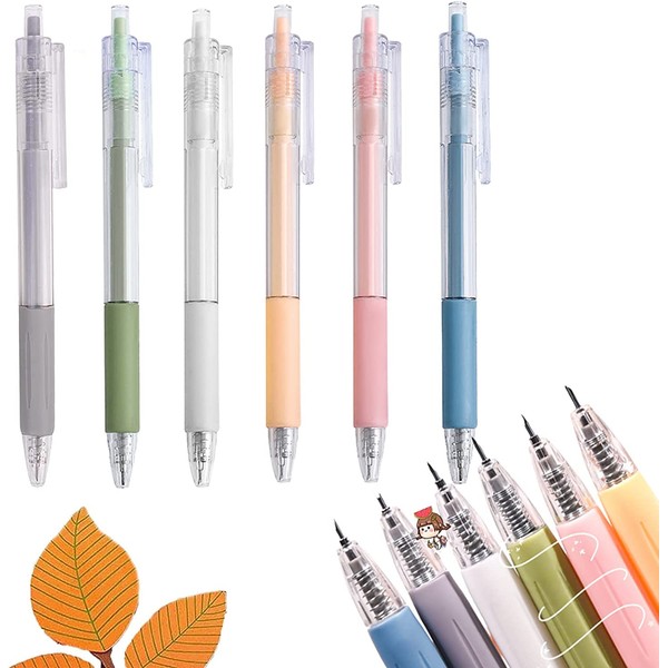 6PCS Craft Knife Pen,Decoupage Utility Knife Pens,Automatic Press Knife Pen Precision Art Paper Cutter Pen Student DIY Paper Cutting Pen