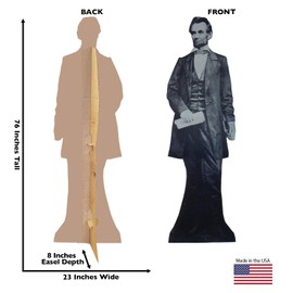 Cardboard People President Abraham Lincoln Life Size Cardboard Cutout Standup