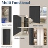 Zpnevx Accordion Door 100×84 inch, Waterproof Closet Curtain for Open