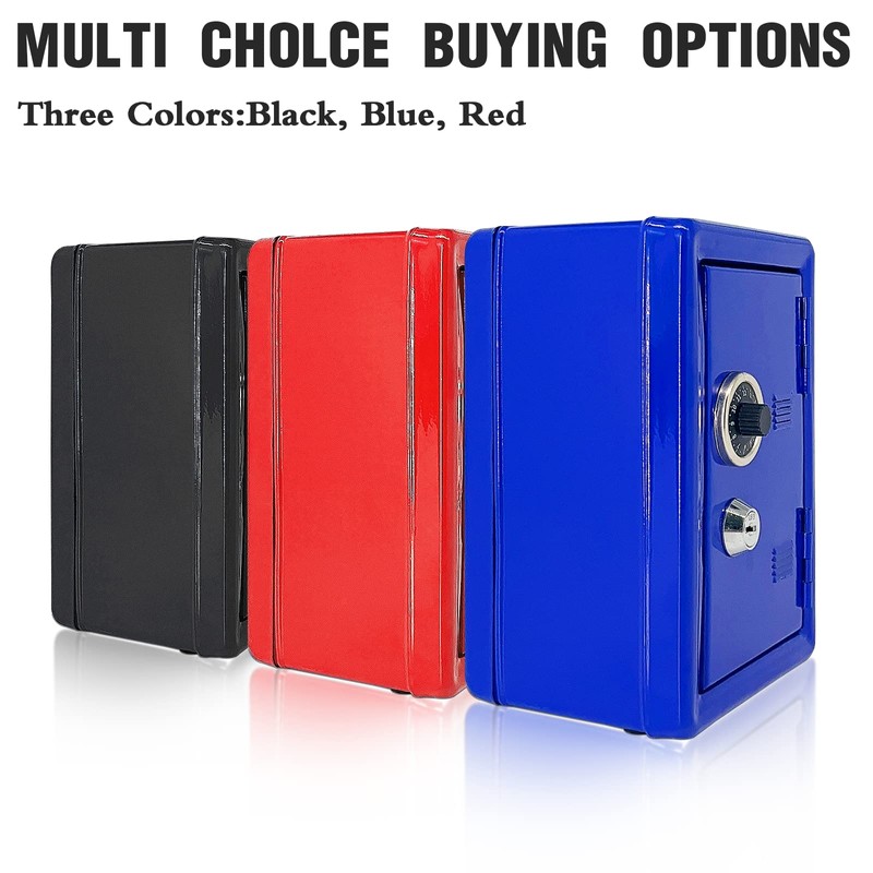 Kids' Safe Piggy Bank, Metal Safe with Key, Money Saving