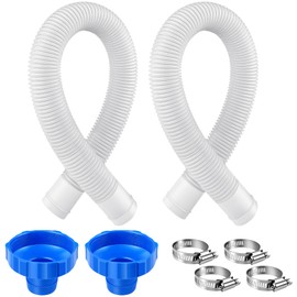 Boltigen 25016 Above Ground Pool Skimmer Hose & Adapter B Replacement Set, Universal Fit for Intex Pools, Leak-Proof Connections