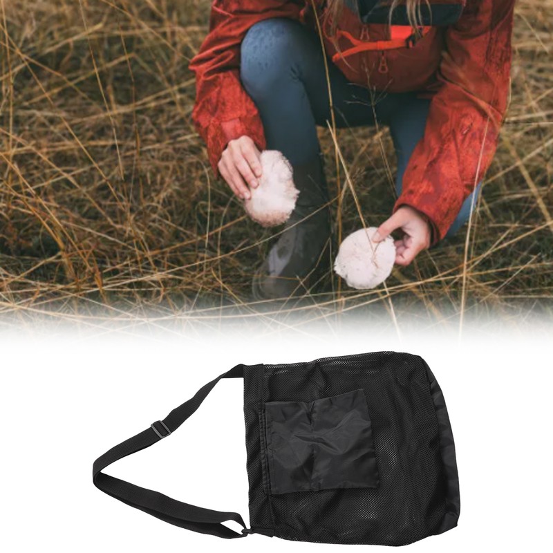 Large Capacity Mushroom Picking Bag Outdoor Orchard Harvesting Bag Breathable