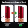 Vzaahu Gravity Electric Pepper and Salt Grinder Set of 2