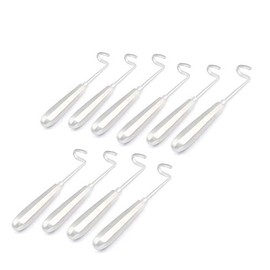 G.S 10 PCS Elevators DOYEN Rib Left 7" Curved Blade 3.2CM Stainless Steel Instruments Best Quality