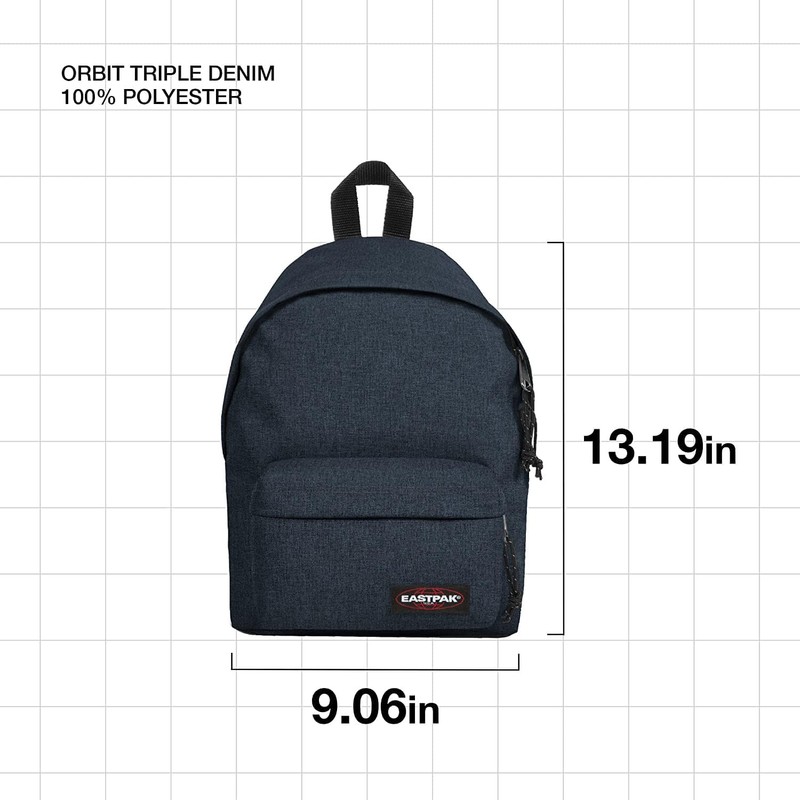 Eastpak Orbit Backpack, black denim, Einheitsgröße