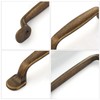 FURNIWARE 5Pack Antique Brass Kitchen Cupboard Handles, Cabinet Hardware Drawer