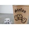 Garage-SixtySix Puzzle Cup with Cubes Design | Real Leather Dice