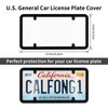 CPProDilig 2 Pack License Plate Covers & Frames, Rust-Proof 4