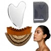 Inoxidable Kit Cepillo Facial Contorno Linfático Reducir Hinchazó