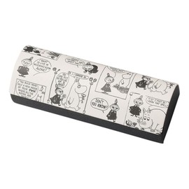 Kamio Japan Moomin Glasses Case with Cloth Comic Pattern Chou Chou Poche 237155 Kamio Japan