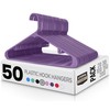Utopia Home Plastic Hangers 50 Pack - Clothes Hanger with
