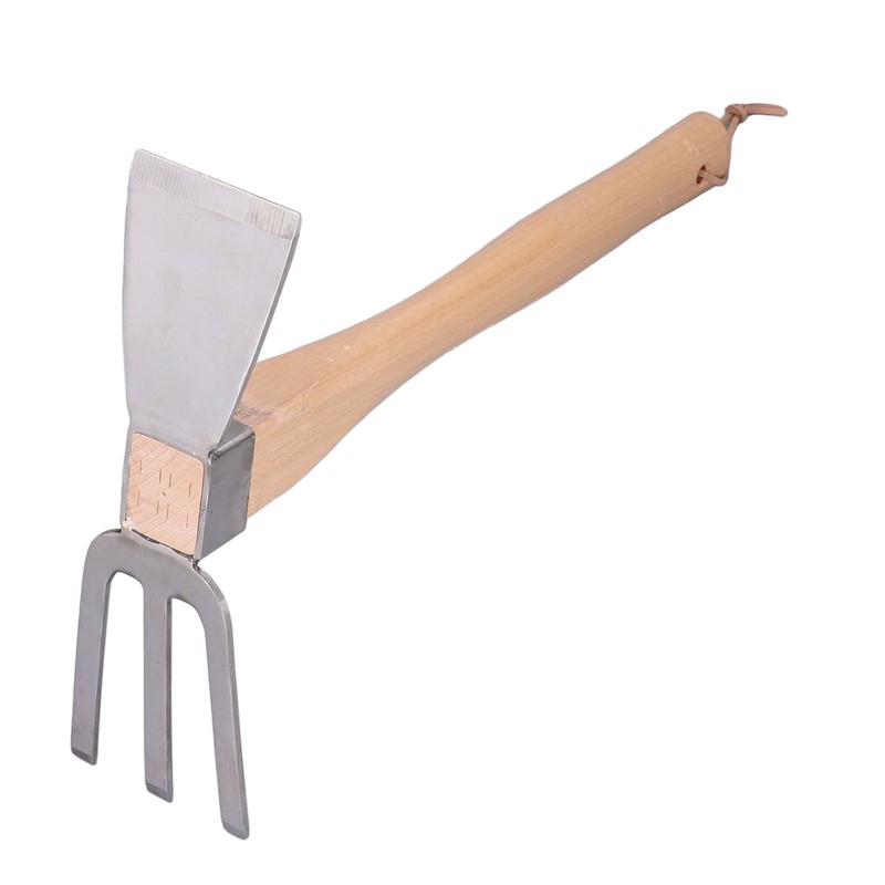 Hoe Rake Hand Tool Simple Practical Fine Workmanship Beech Handle