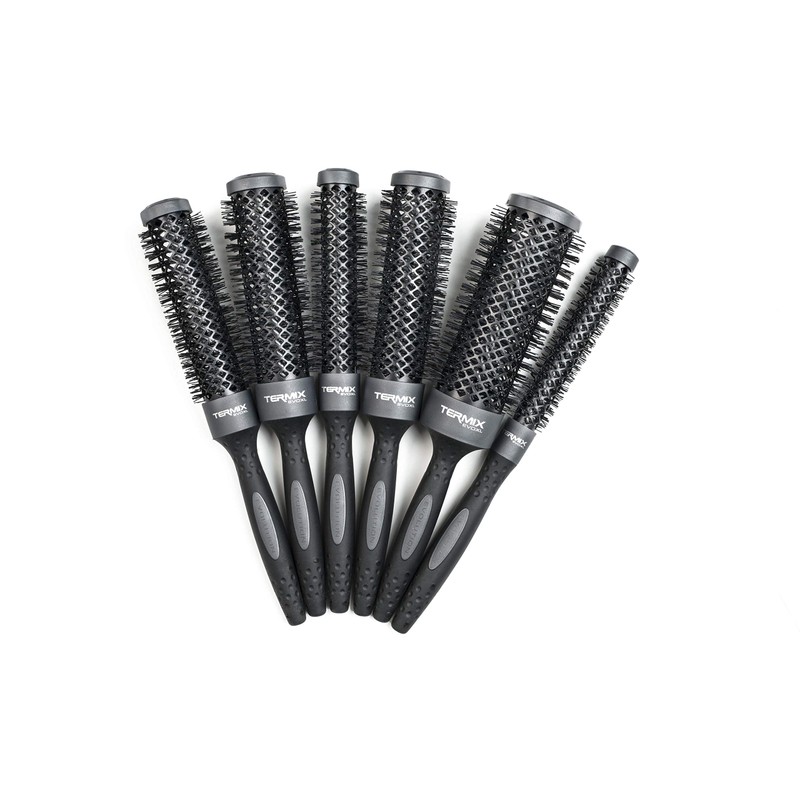 Termix Evolution Round Hair Brushes, X-Large, Pack of 5