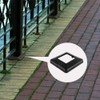 Laroal 4PCS Post Base Cover Guardrail Foot Cover Decorative Railing