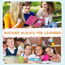 Fainne 12 Pack A5 Composition Notebooks Bulk Wide Ruled Composition Notebook Wide Ruled Composition Notebooks Marble Covers Composition Notebook for Student Classroom Office Supplies(12 Colors)