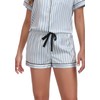 Serenedelicacy Women's Satin Pajama Set 2-Piece Sleepwear Loungewear Button Down