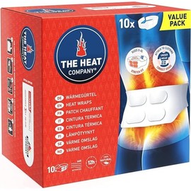 THE HEAT COMPANY THE HEAT COMPANY Heat Wraps - 10 Pieces Value Pack - Extra Warm - 12 Hours Pleasant Warmth - Instant Heat - Air Activated - Purely Natural