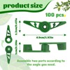 dellyy Pack of 100 360° Adjustable Plant Bender, Plant Clips